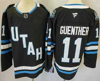 Mens Utah Hockey Club #11 Dylan Guenther Navy 2024 Stitched Jersey->utah hockey club->NHL Jersey